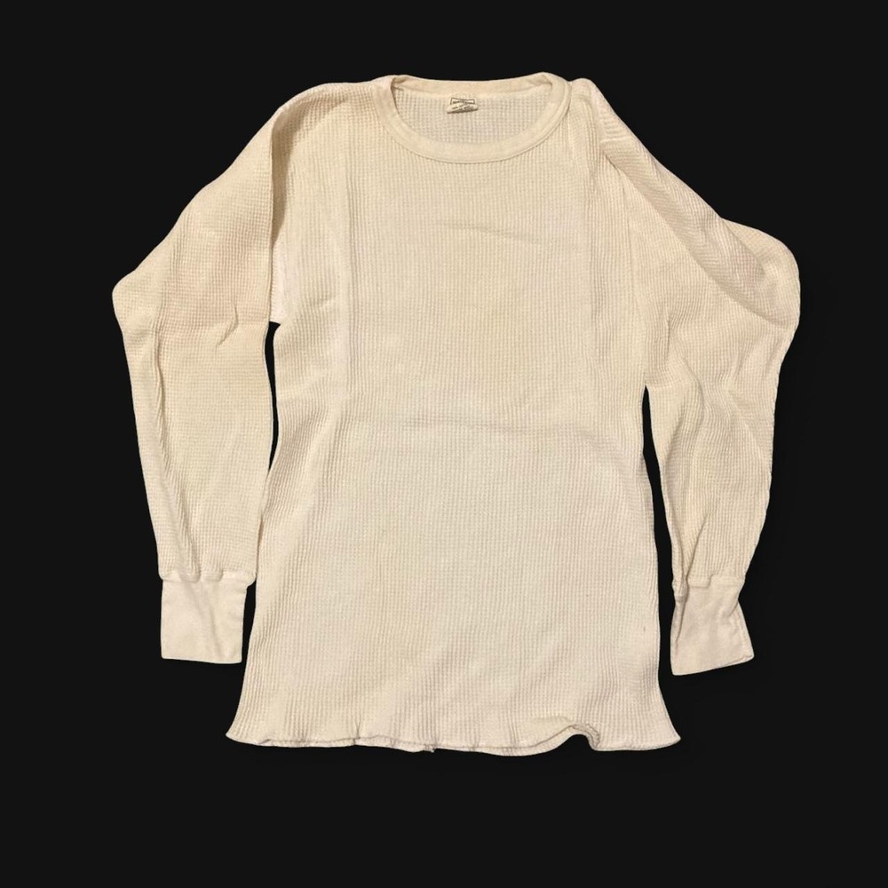 True vintage Northwest Territory thermal shirt 70s‎ cotton USA XL/15